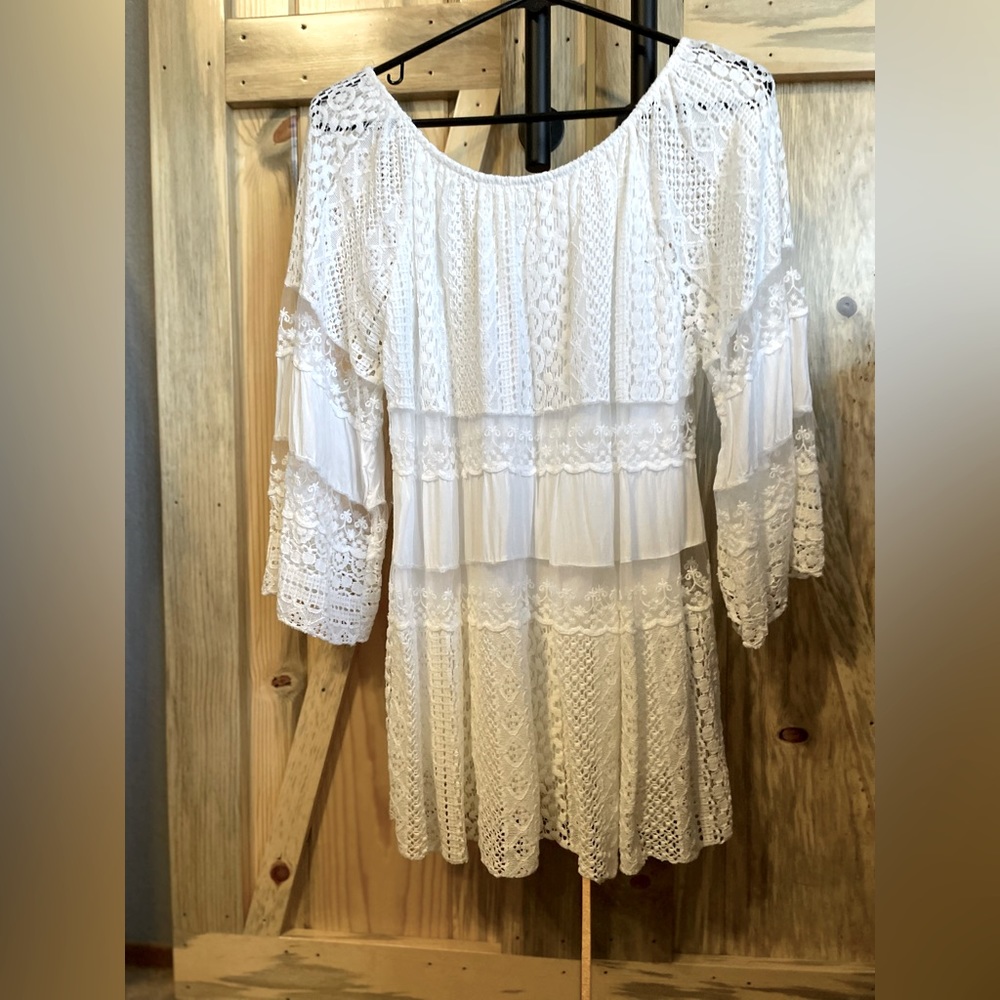 Italian Lace Babydoll style top bought in Burano Italy.